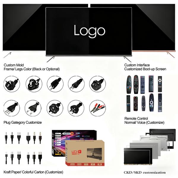 Flat Screen Smart OLED Television Cheap 43 50 55 65 75 85 Inch 1080P LCD TV Hotel Oled TV