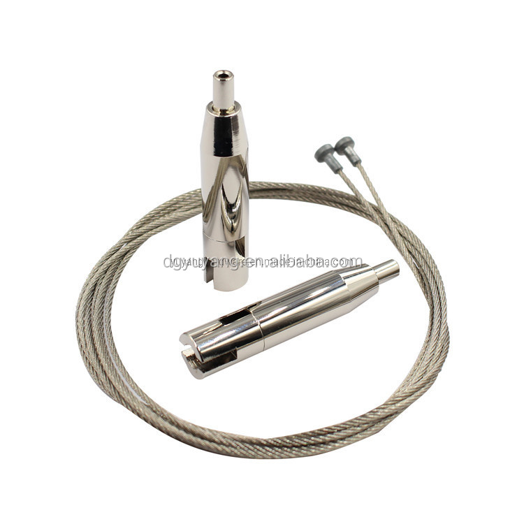 OEM Custom Luminaire Lighting Kit Acoustic Suspension with Brass Wire Cable Mounting and Hanging Stainless Steel
