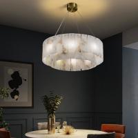 Lumières accrochantes de l'albâtre G9 de plafond décoratif moderne de lustre pour le bureau 1935lm