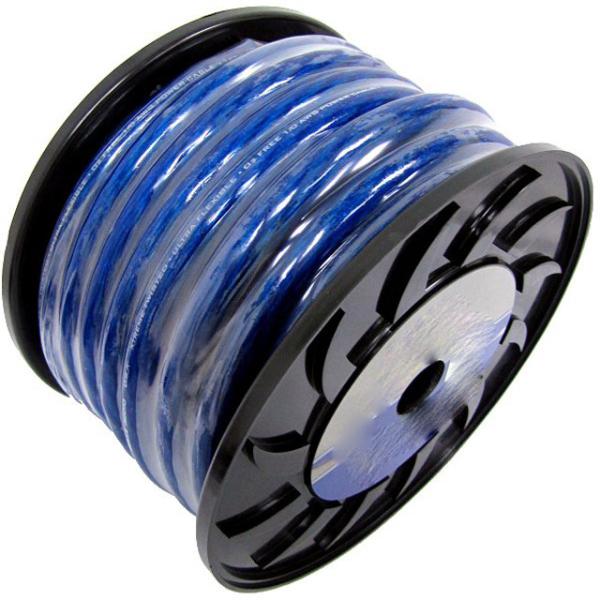 SAE J1128 Standard 8AWG Transparent Red Car Audio Power Cable with ISO9001 Certificate