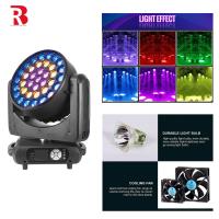 LED DMX tête mobile 37pcs 15W RGBW Beeye stage lumière pour les concerts de taille moyenne