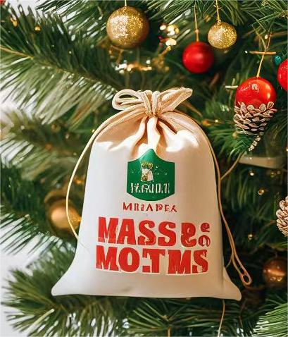 Шелковый экран Пластиковые сумочные пакеты Большой рождественский эксклюзивный коллекция