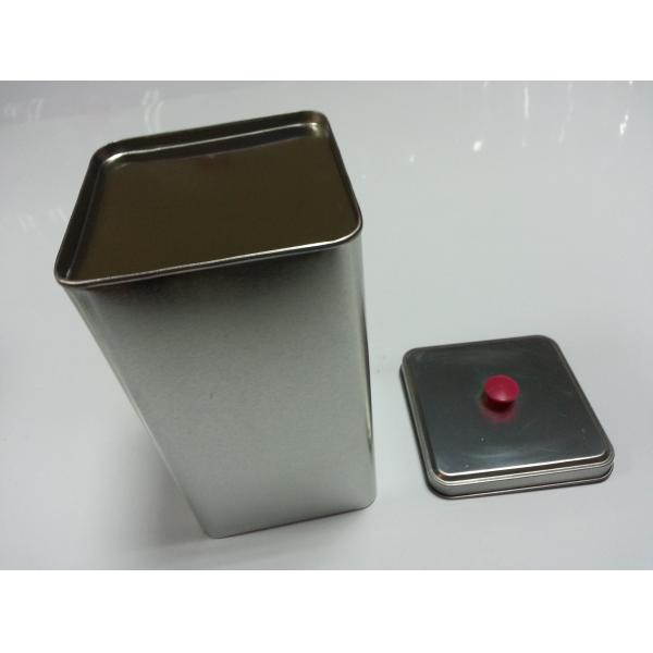 Золотистые квадратные банки чая плиты олова металла, толщина 0.23mm