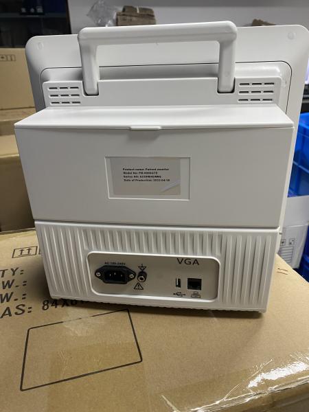Equipamento de monitorização cardíaca de monitoramento de pacientes multiparâmetro portátil de 15 polegadas para médico
