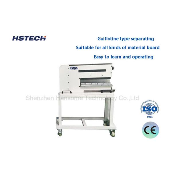 Low Force Stress Pneumatic Drive PCB Depaneling Equipment with 360mm Cutting Length for FR4 Aluminum Board