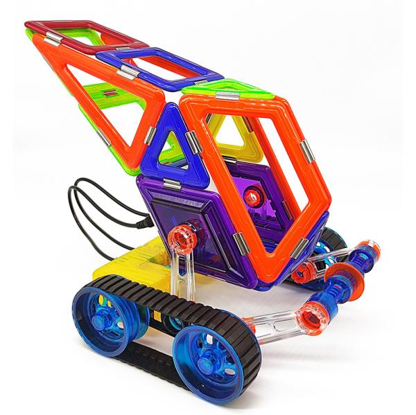 Mars Explorer Magnetic Block Sets For 5 Years+ , Magnetic Tile Building Set
