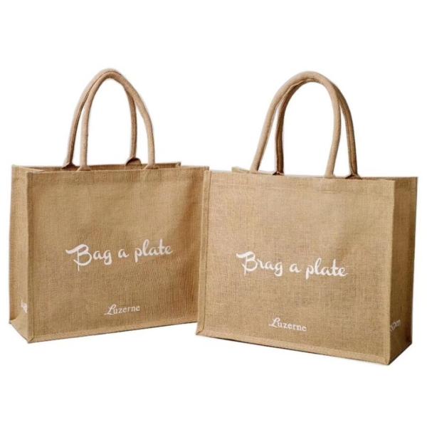 Le sac de toile, sac de coton, sac, utilisé pour faire des emplettes, mode met