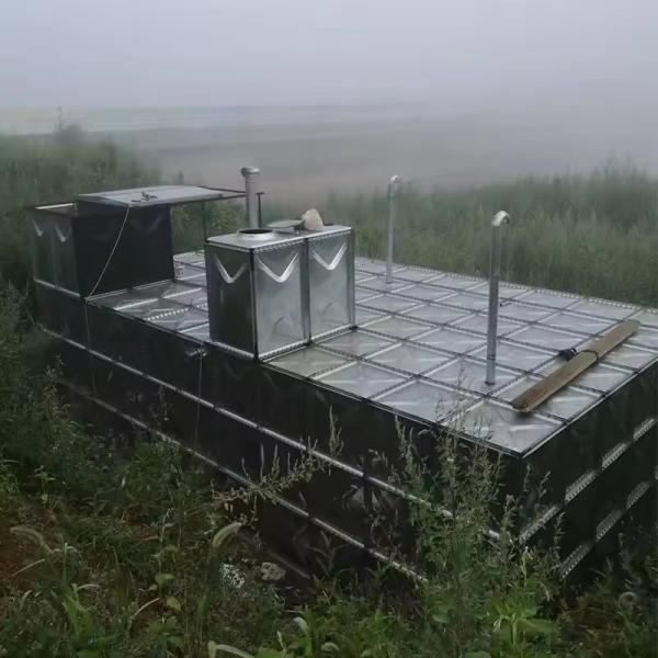 GSC BDF Underground Rain Water Tank Modular Pressed Steel Sectional Water Tank For Kuwait
