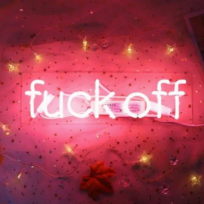 Les enseignes au néon se cassent, des mots au néon faits sur commande de vrais enseignes au néon en verre de signe de lampe au néon de lampes au néon de rose d'enseigne au néon pour la chambre à coucher de mur