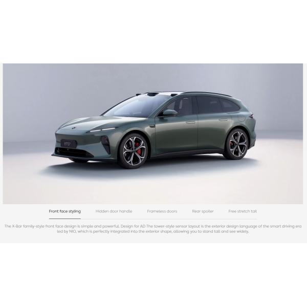 NIO ET5T personalizado 5 asientos vagón coche eléctrico puro más largo alcance de conducción 610km aceleración 4s/100KM tracción a todas las ruedas inteligente L2