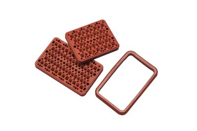 Drain Tube Custom Rubber Parts , Silicone Gasket Sheet Industrial Rubber Parts
