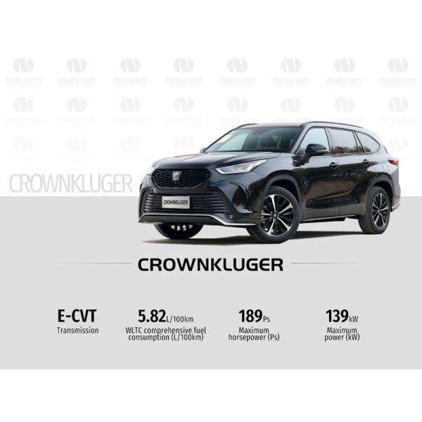 2023 China T-o-y-o-t-a CROWN KLUGER 2.5L HEV Coches 4WD con luz diurna LED y aire acondicionado automático