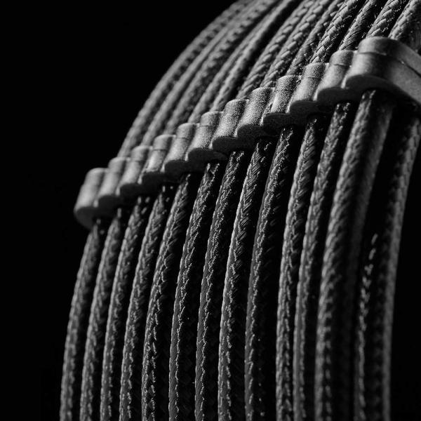 Sleeved Cable Comb Kit 4*24pin Motherboard Power Supply Cable Comb CPI-E PC 12*8pin GPU 8*6pin Extension Black