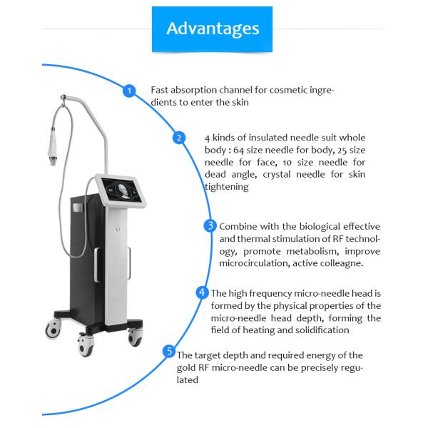 Портативная машинка Microneedle Rf сыворотки Cryo машины RF Microneedling добродетеля A6s частичная