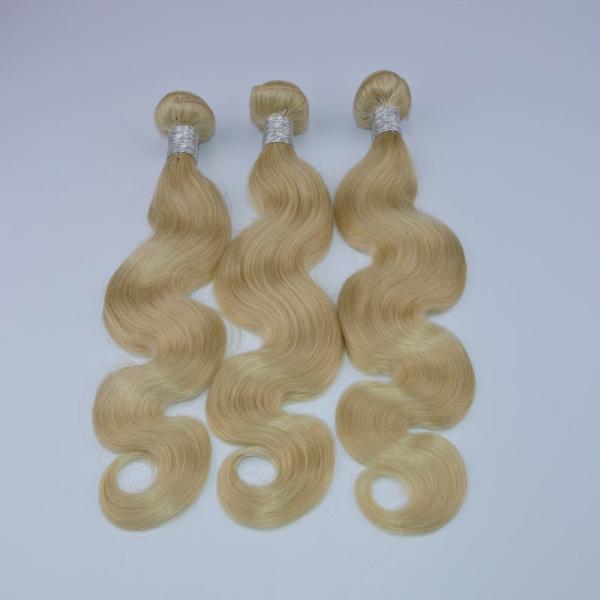 Hair Products #613 Bleached Blonde 100 Brazilian Remy Human Hair Body Wave Weaves