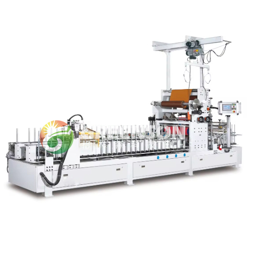 High Efficiency PUR Hot Melt Glue Laminating Machine for Wall Panel with 5-17m/min Production Speed