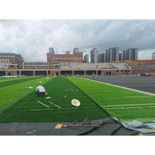 Técnica de tejido avanzada Ceno de hierba sintética con hilo resistente a enfermedades