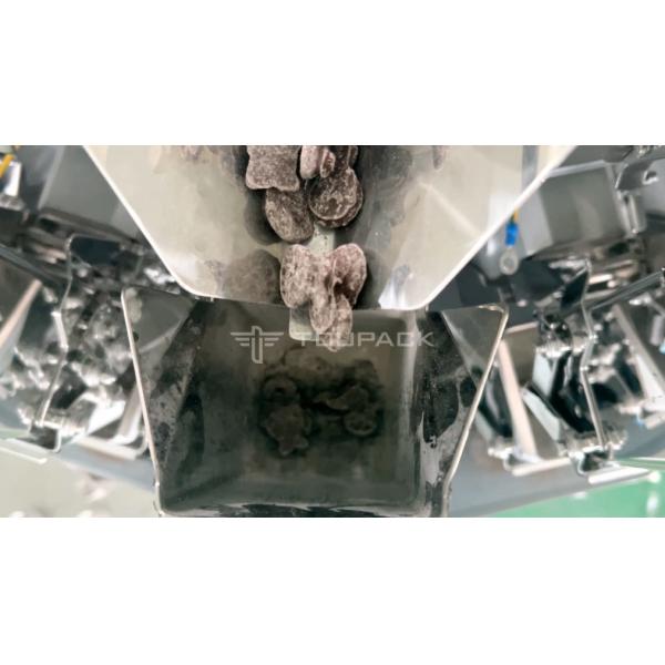 Автоматическая вертикальная многоголовая веса для заполнения шоколадной кофейной пакетной машины