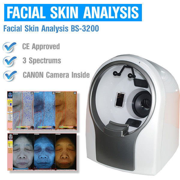 Compact Intelligent Skin Analyzer CE approved/facial analysis system