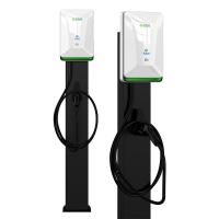 7KW 11KW 21KW Pearl White Column / Floor-Standing Single Gun Double Gun Electric Vehicle AC Charging Pile