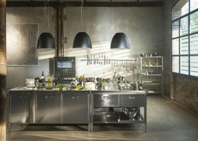 Integration Stainless Steel Commercial Kitchen Cabinets Environmentally Friendly