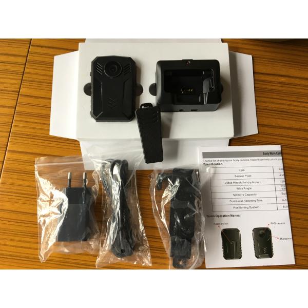 Câmeras pretas do corpo da polícia 135 gramas, construídos na câmara de vídeo gasta 32G do corpo