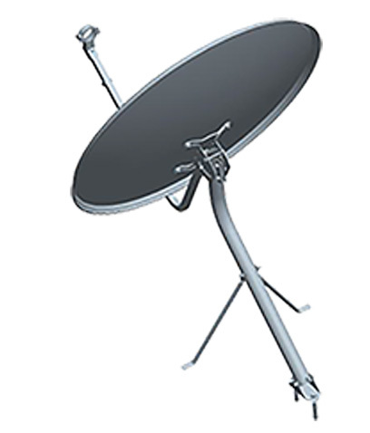 Galvanized Steel 75cm Rx Antenna Ku Band ST-Ku75 With High Gain