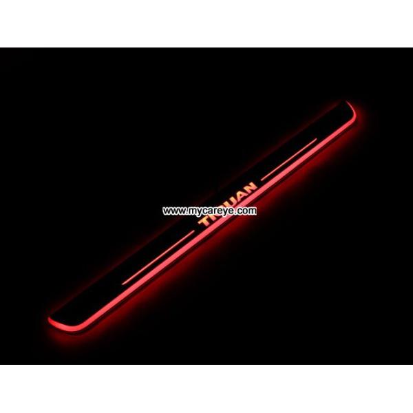 Volkswagen VW Tiguan car Led lights Moving door sill light Welcome Pedal sale