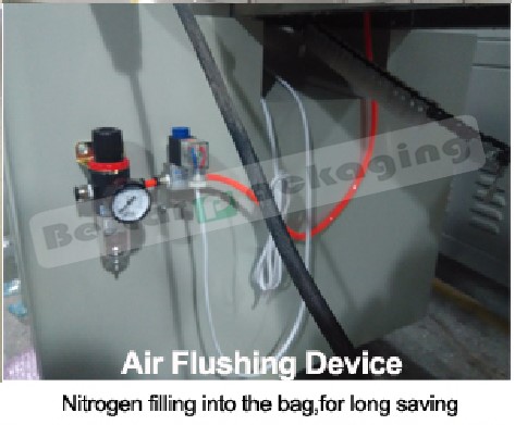 Vegetable packing in tray and sealed in bag for super market sales