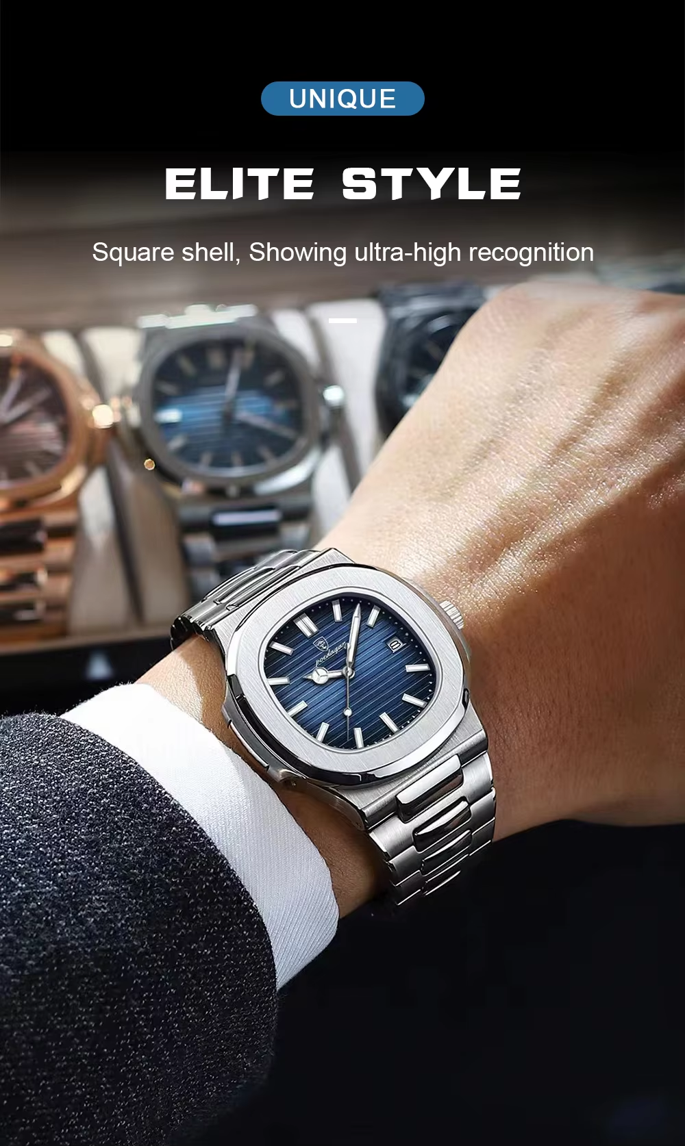 SHX Nautilus-style Quartz Watch