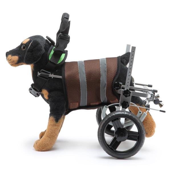 Pet Dog Wheelchair For Back Legs Folding Lightweight Wheelchair for Disabled Dogs