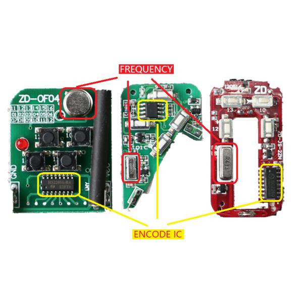 Universal Garage Gate Door Cloning 433MHZ Channel RF Wireless Remote Control Key