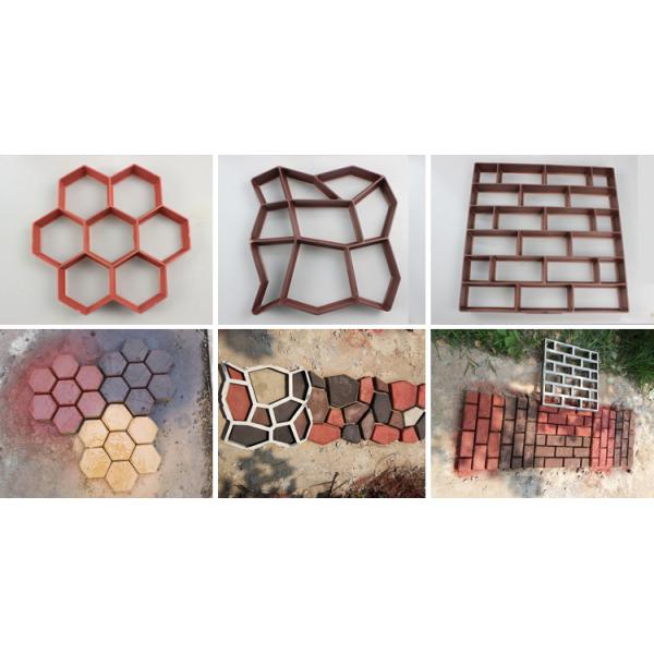 Блокируя Precast конкретная пластиковая прессформа Paver для печатания дороги
