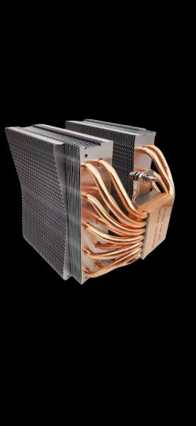 Custom Size Aluminum Heat Pipe Heat Sink For High Efficiency Electronic Cooling