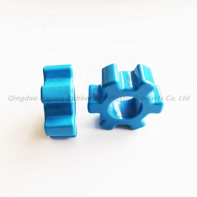 Custom Injection Plastic Spare Parts, Plastic Plum Gear, Cushion, Coupling Spider Coupling Plastic Cog