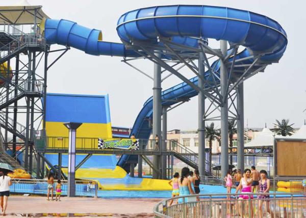 Interesting Water Park Slide / Adult Water Slide For Indoor Amusement Water Park