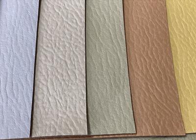 Elastic PU Leather Upholstery Fabric Eco Friendly Water Resistant