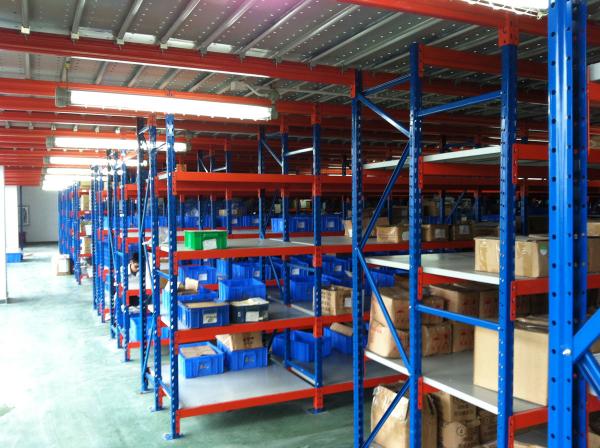 Multilayer Heavy Duty Shelf Racks / Heavy Duty Steel Shelving For Pharmaceuticals Industry