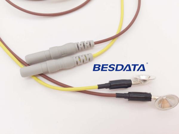 1.5M Colorful Ambulatory EEG Biofeedback EEG Electrodes For Clinica