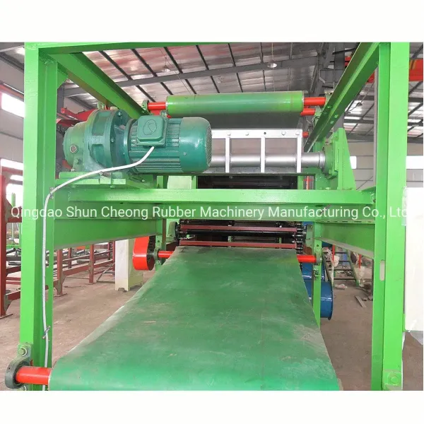 Automatic Grade Rubber Sheet Batch-off Cooler with 900 mm Max. Width and Floor-Standing Type