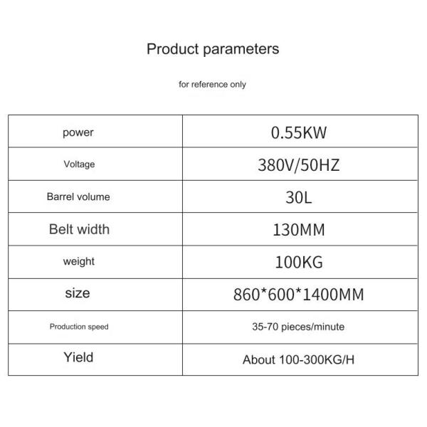 860*600*1400mm Fully Automatic Commercial Burger Patty Machine High Productivity