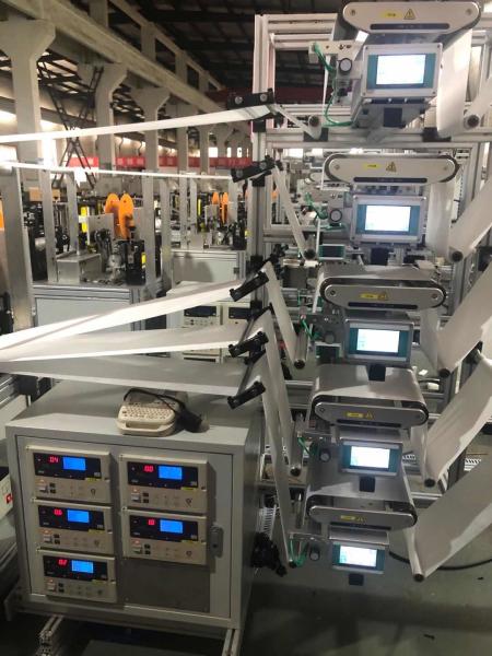 4ply 380V Voltage KN95 Face Mask Machine , Disposable Nonwoven Mask Machine In Stock