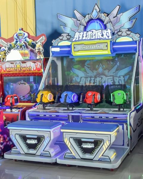 2 Players  Crazy Shooting Ball Game Machine For Amusement Game Center
