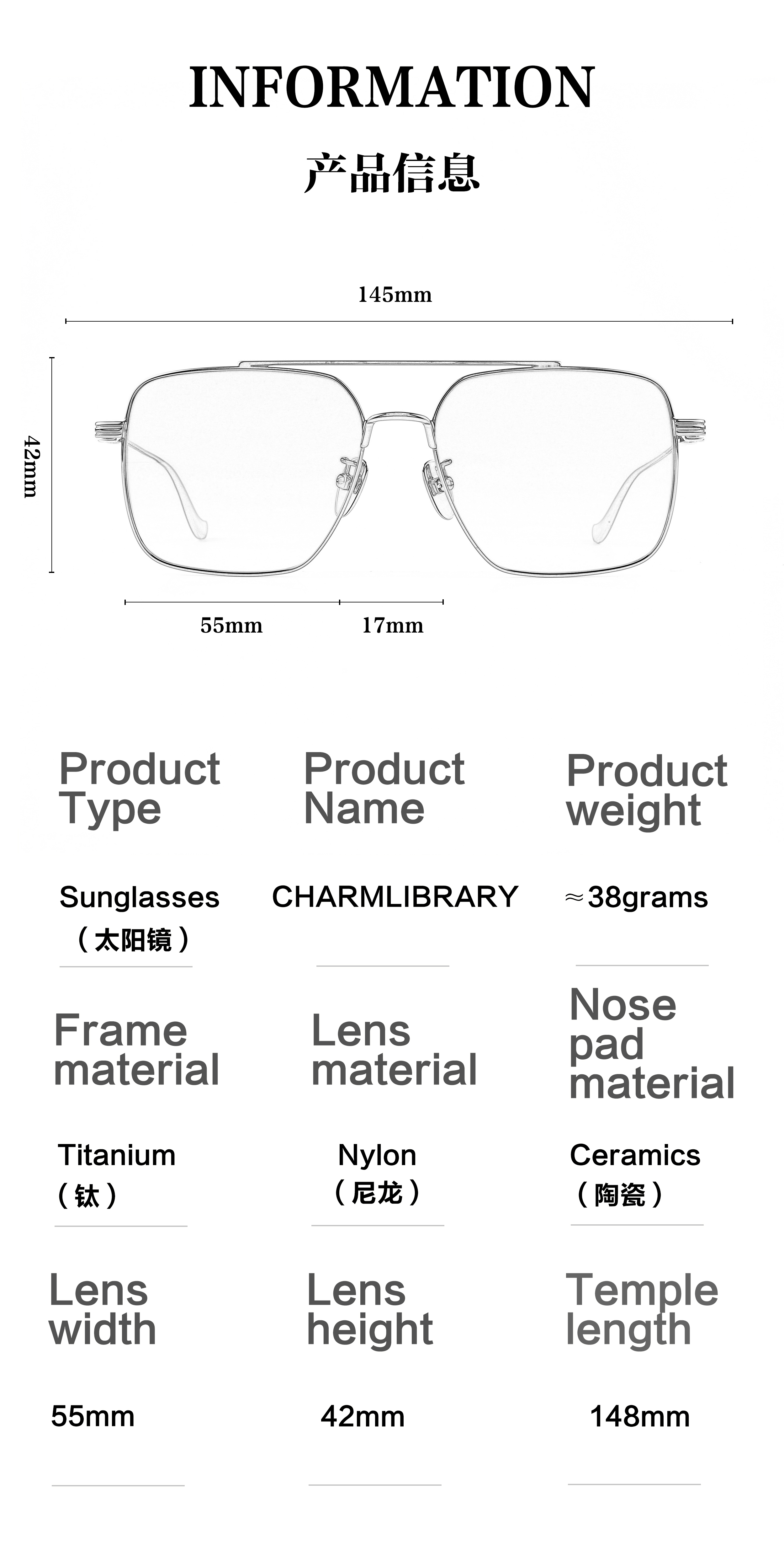 Oversize square Frame Fashion Street Women Fashion 2025 Titan Sunglasses High Quality Pilot Sunglasses Men Custom Shades