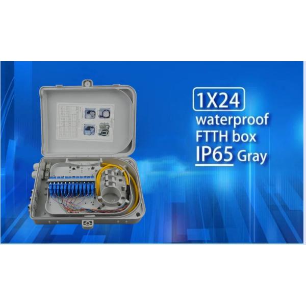 Outdoor Waterproof FTTH Fiber Optic Distribution Box for Easy Wall/Pole Installation