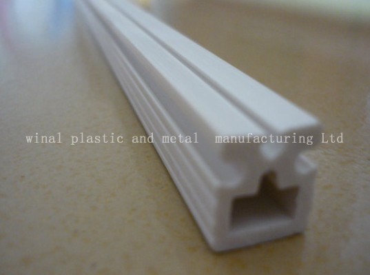 Plastic high tension rail,PVC,color and size according to the samples or the