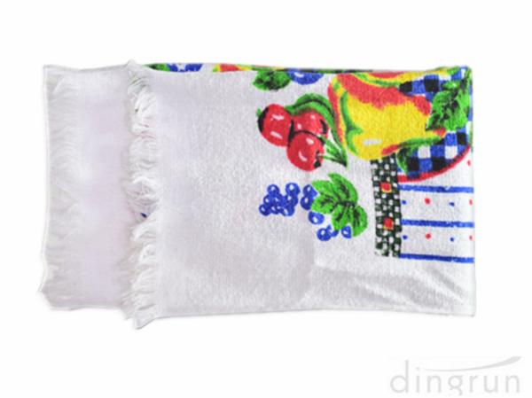 Customized Colorful Kitchen Tea Towels / Luxury Tea Towels Low Cadmium