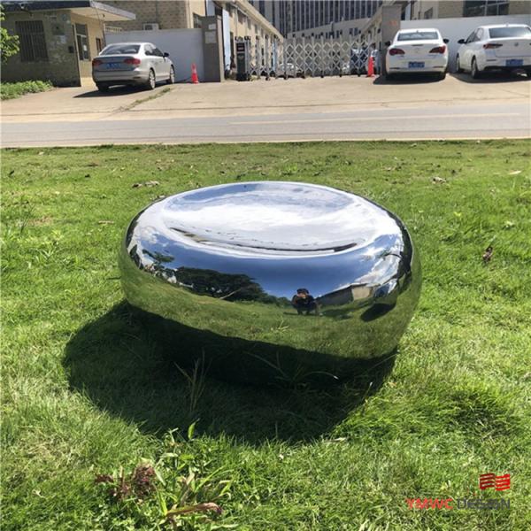 Park Decoration Sculpture Customizable Outdoor Stainless Steel Metal Mirror Sculpture