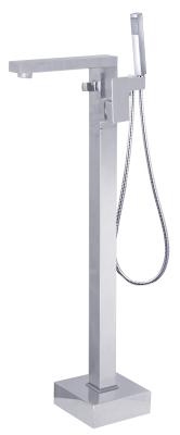 Sleek Morden Style Floor Standing Bath Shower Mixer For Bathroom T8530A