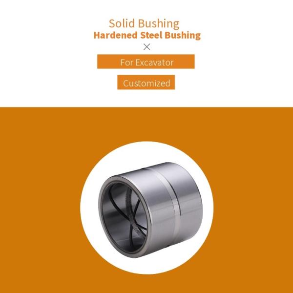 GCR15 Hardened Steel Sleeve Bearing Bushing Groove